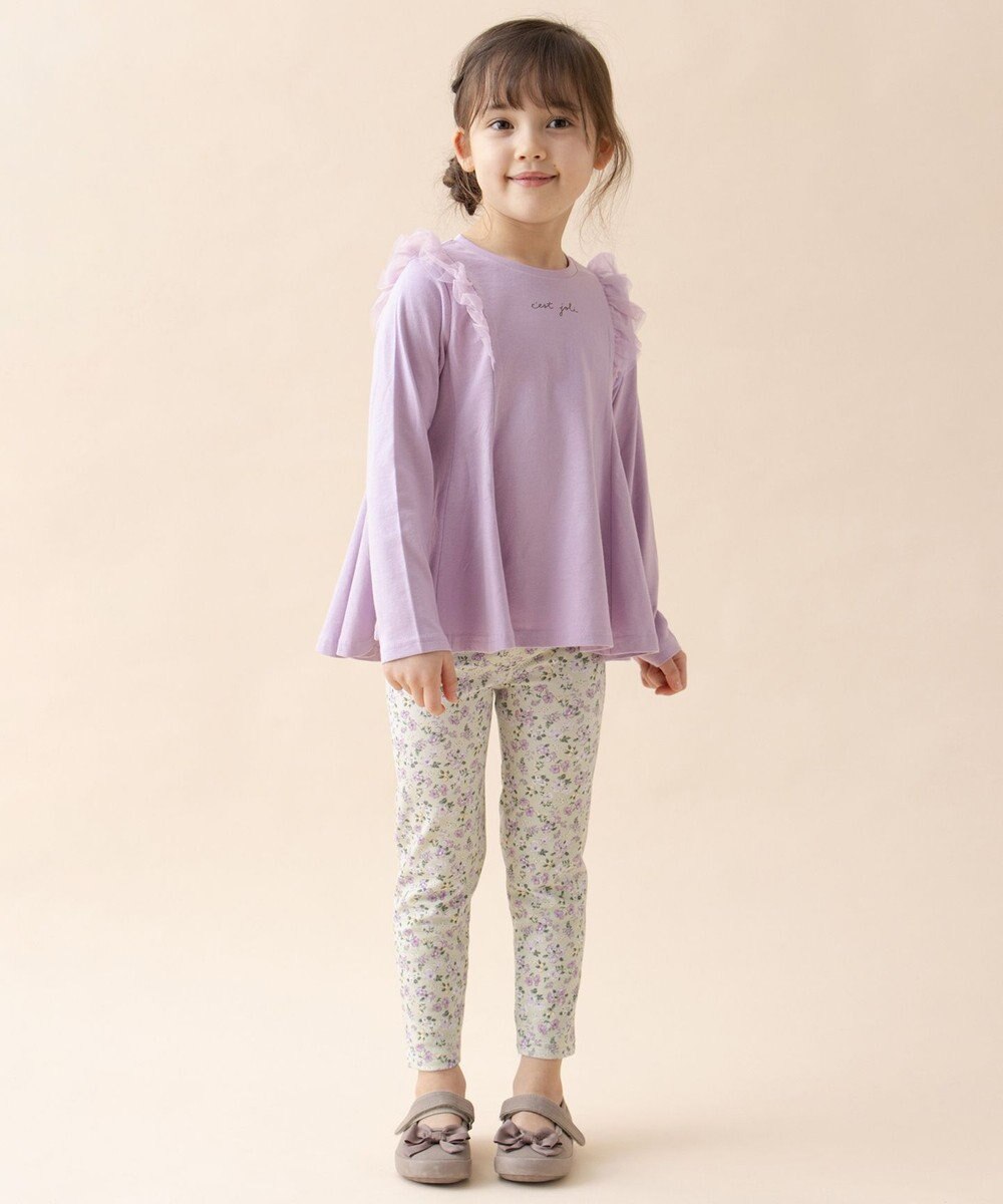 ANY KIDS フレアシルエット 長袖 Tシャツ 