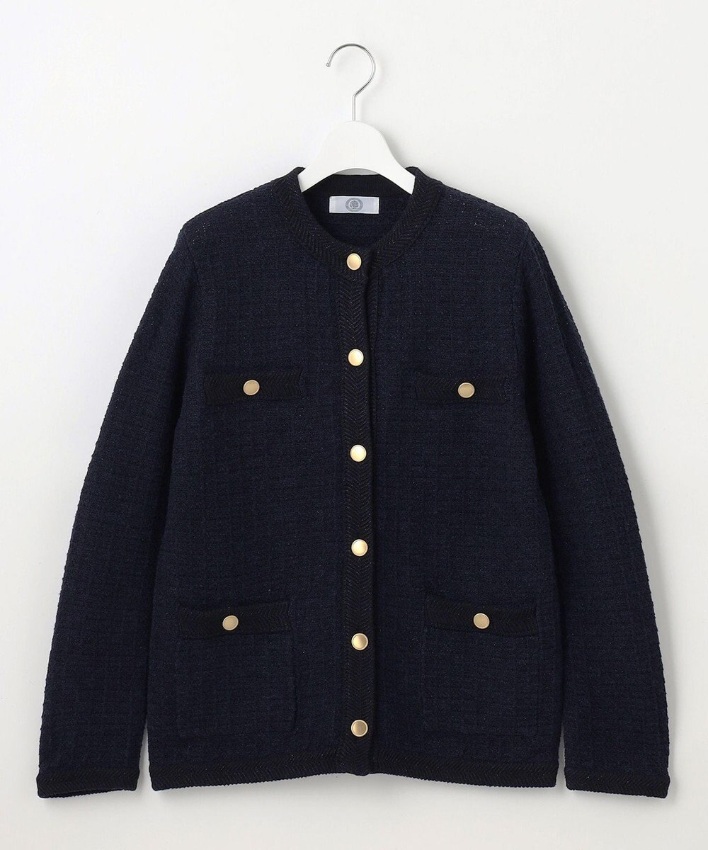 J.PRESS LADIES 【WEB限定カラーあり・洗える】TWEED ニット カーディガン 