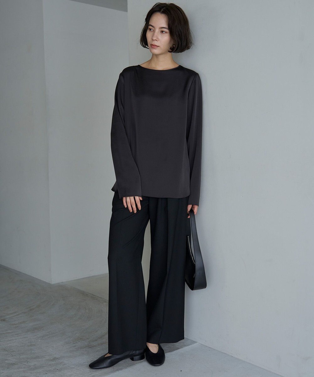 UNFILO タックワイドパンツ 