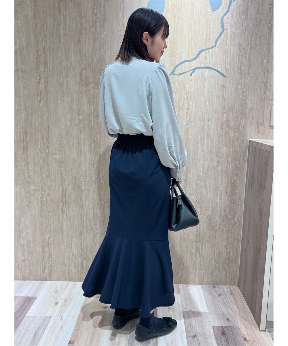 Green Parks ・ＥＬＥＮＣＡＲＥ　ＤＵＥ　ピンタックスタンドブラウス 