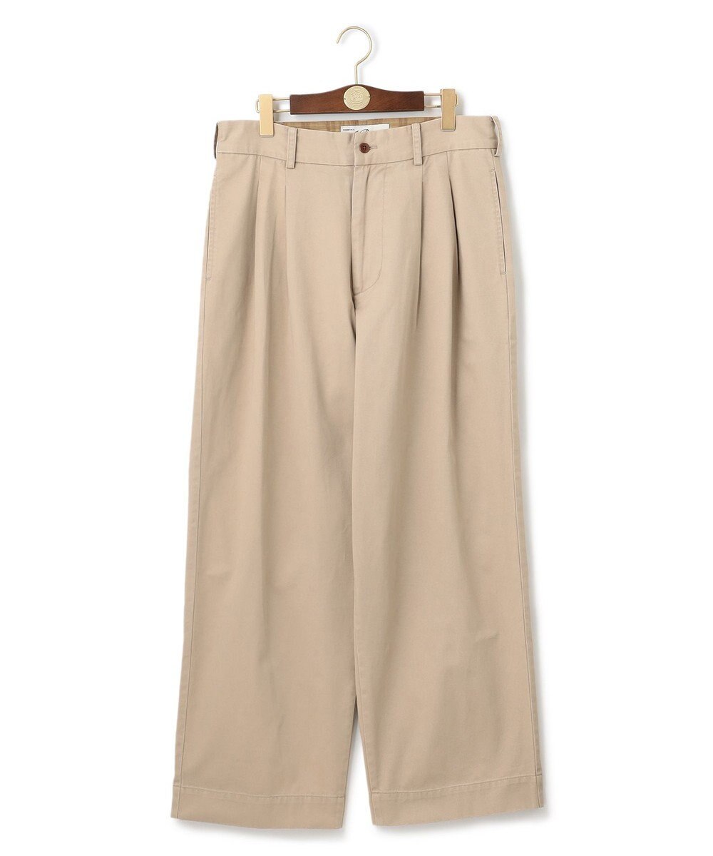 J.PRESS MEN 【NYUZELESS】2タック ワイドスラックス 