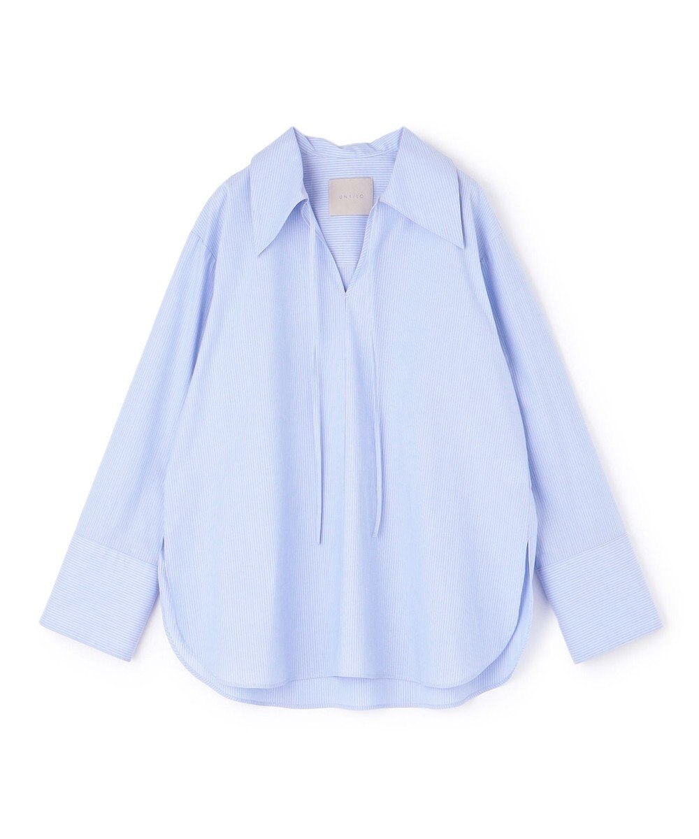 UNFILO スキッパーロングシャツ 