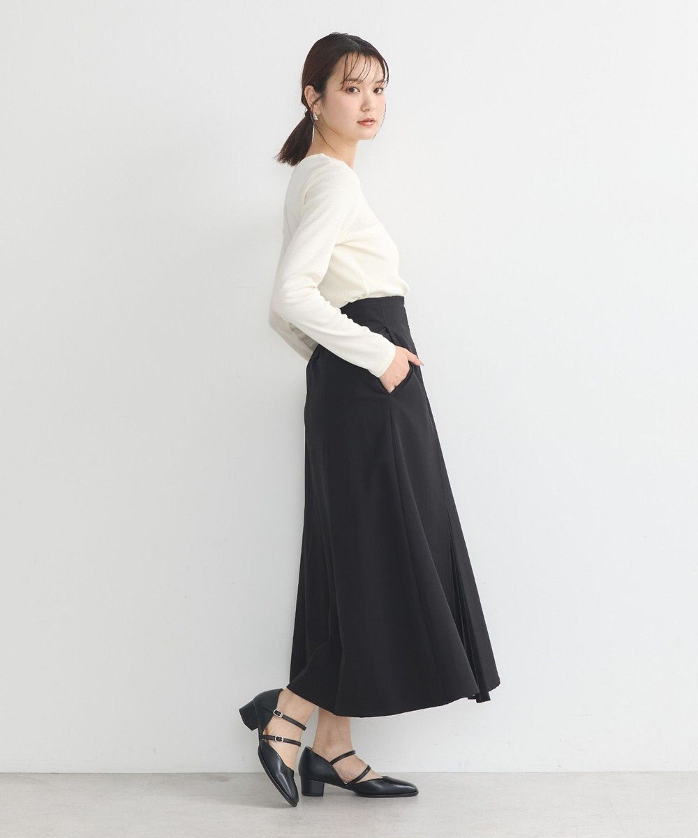 earth music&ecology マチプリーツスカート 