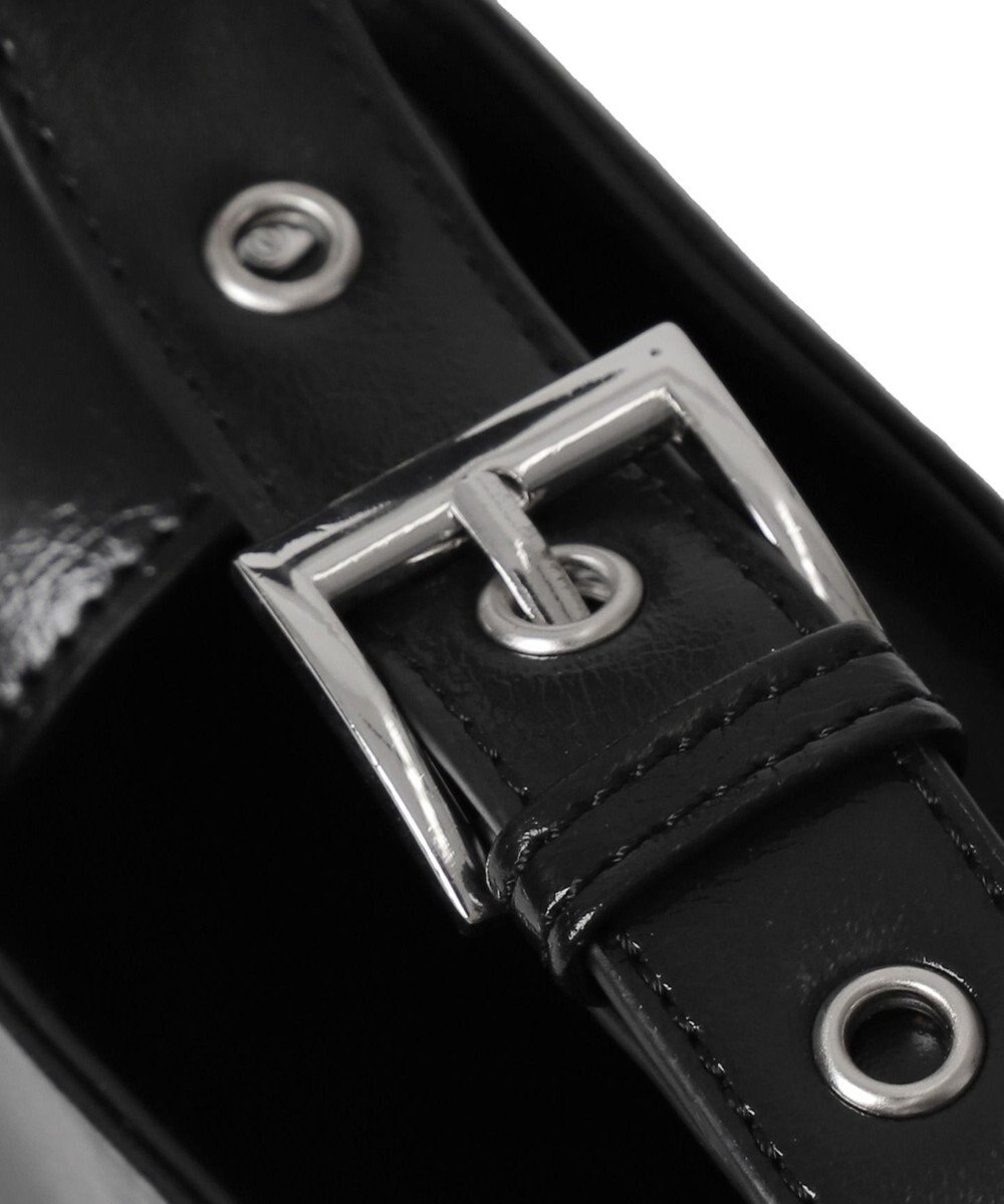 WEGO プレートデザインハトメバッグ 