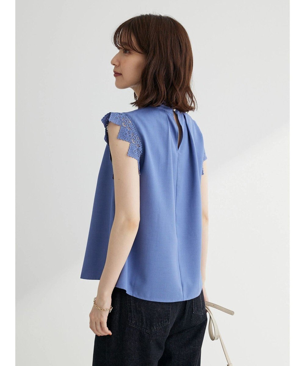 Green Parks ・ＥＬＥＮＣＡＲＥ　ＤＵＥ　リネンライクレースブラウス 