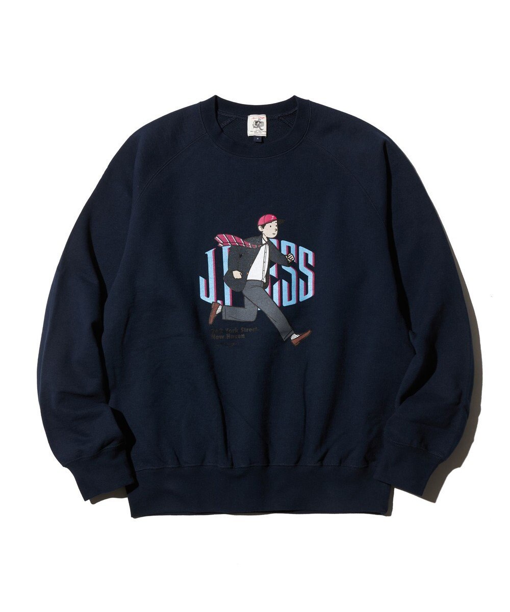 J.PRESS MEN 【AaronChang】【UNISEX】ラグランスリーブ スウェット 