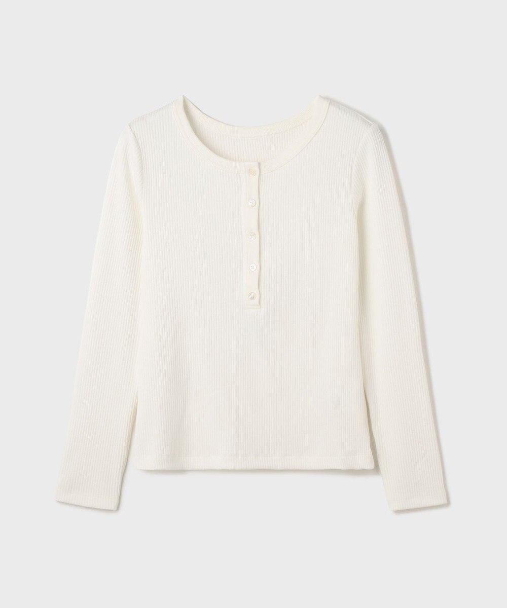 GRACE CONTINENTAL ヘンリーネックカットトップ 