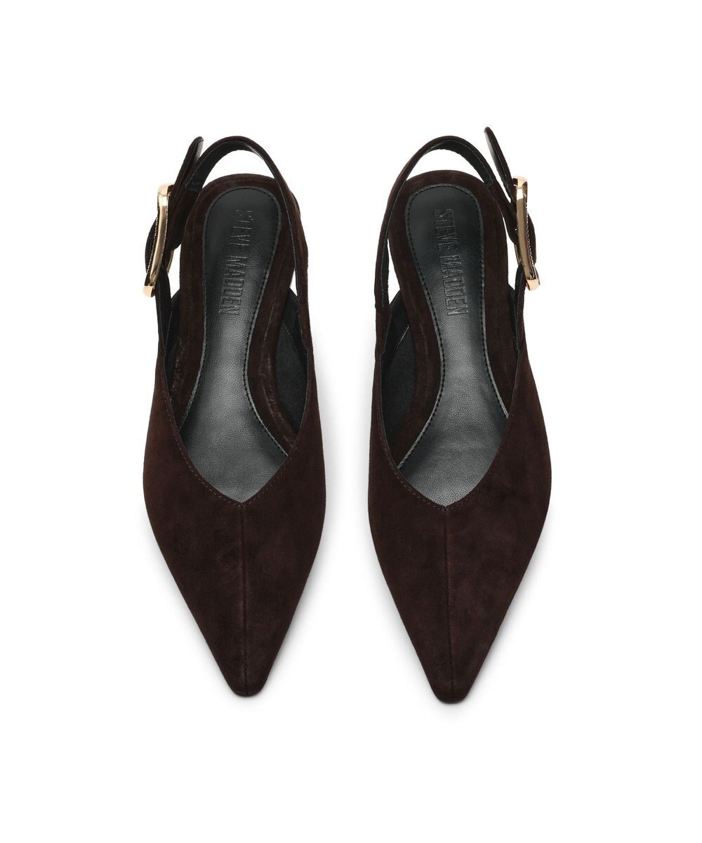 STEVE MADDEN SIANNA Vカットフラットパンプス 