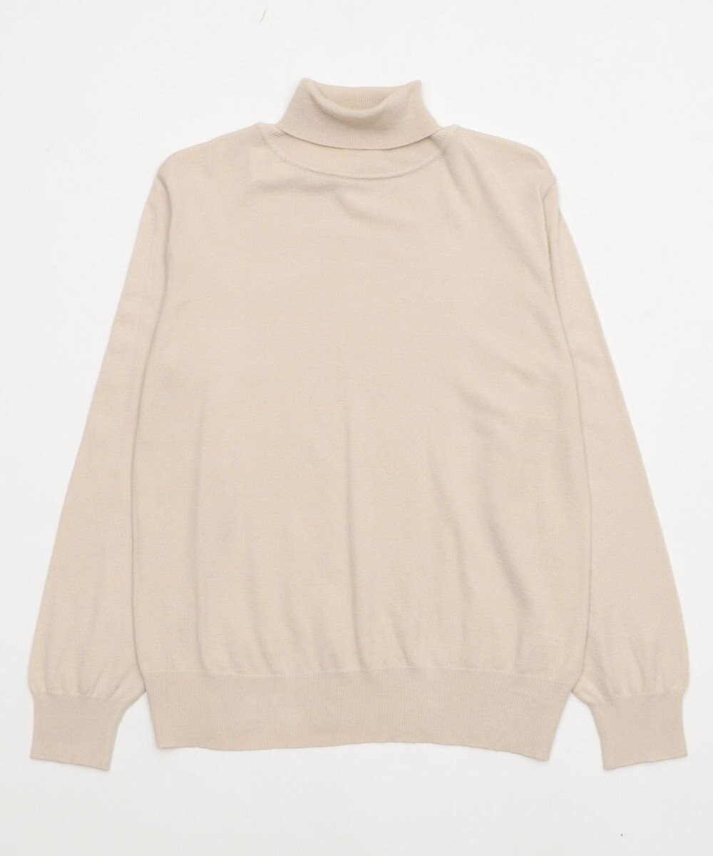 WEGO 【WEB限定/25年秋冬新作/洗濯OK/毛玉レス】タートルネックニット 
