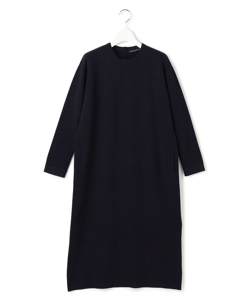 23区 S 【洗える/吊り干しOK】ヴィスコースストレッチ レース襟 ワンピース 