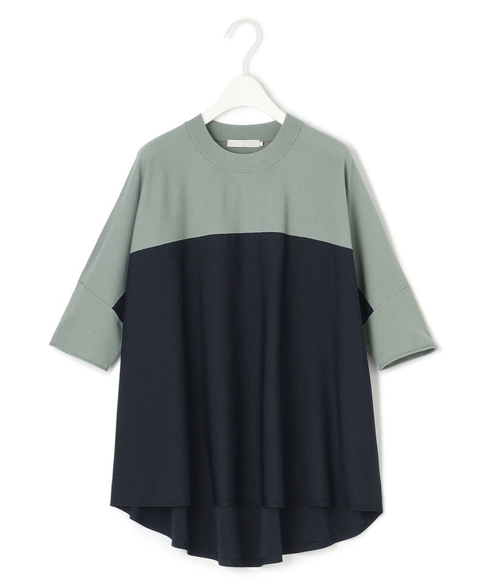 ICB L 【新色追加・接触冷感・UVカット・洗える】 ヴィスコースナイロンハイゲージ 半袖プルオーバー 