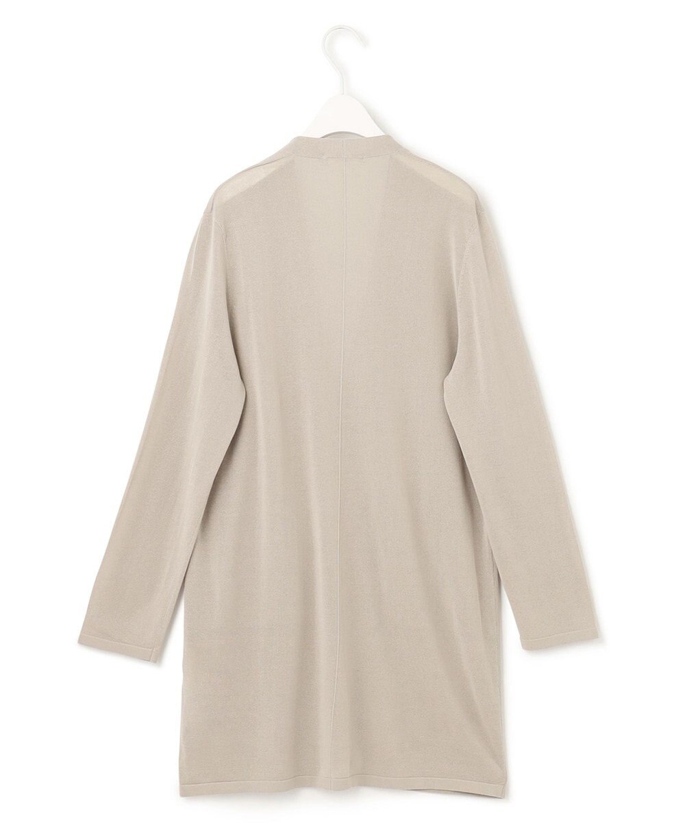 ICB 【洗える】 ドライコットンアセテート ニットジャケット 