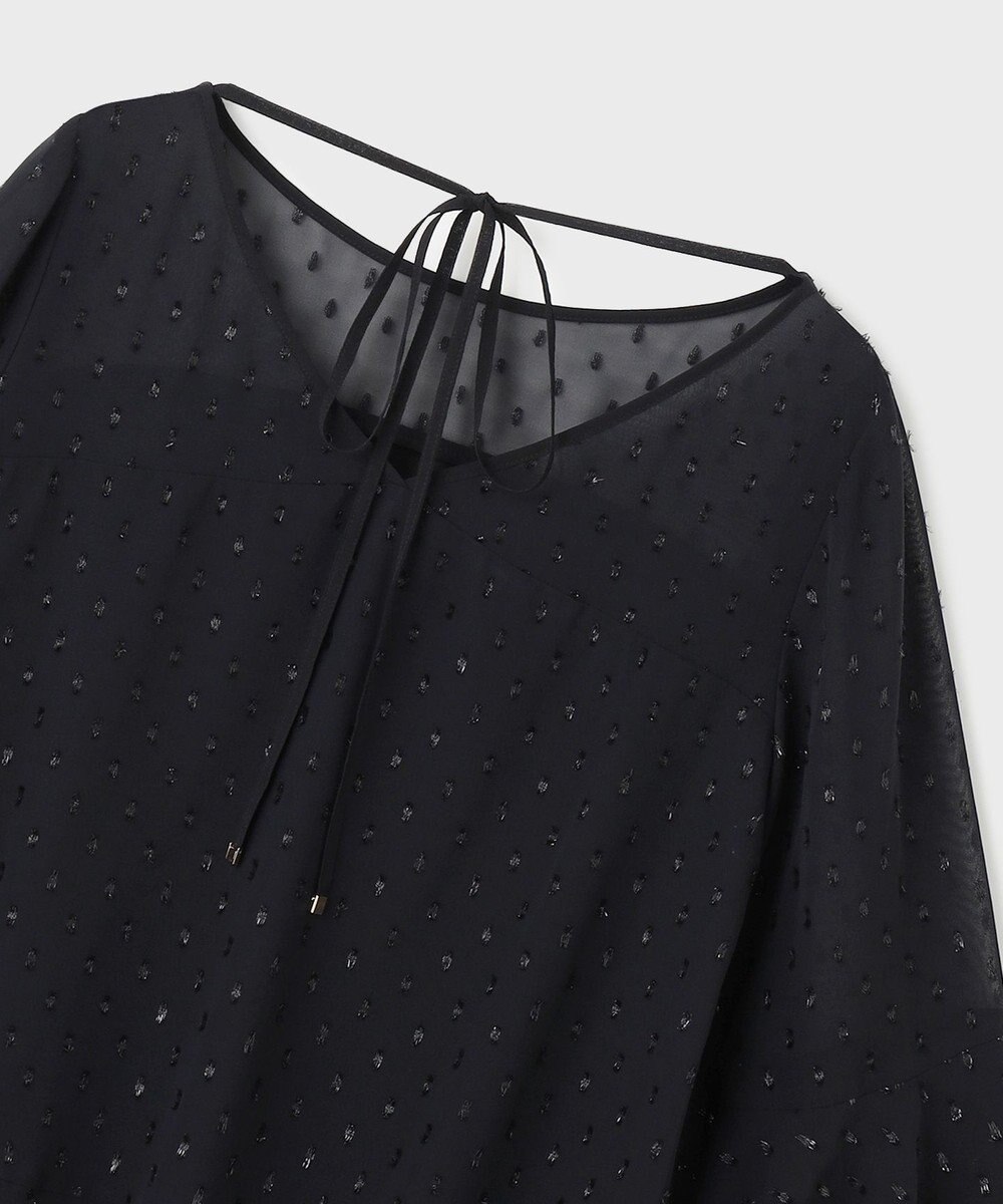 GRACE CONTINENTAL フィルムジャガードフリルトップ 