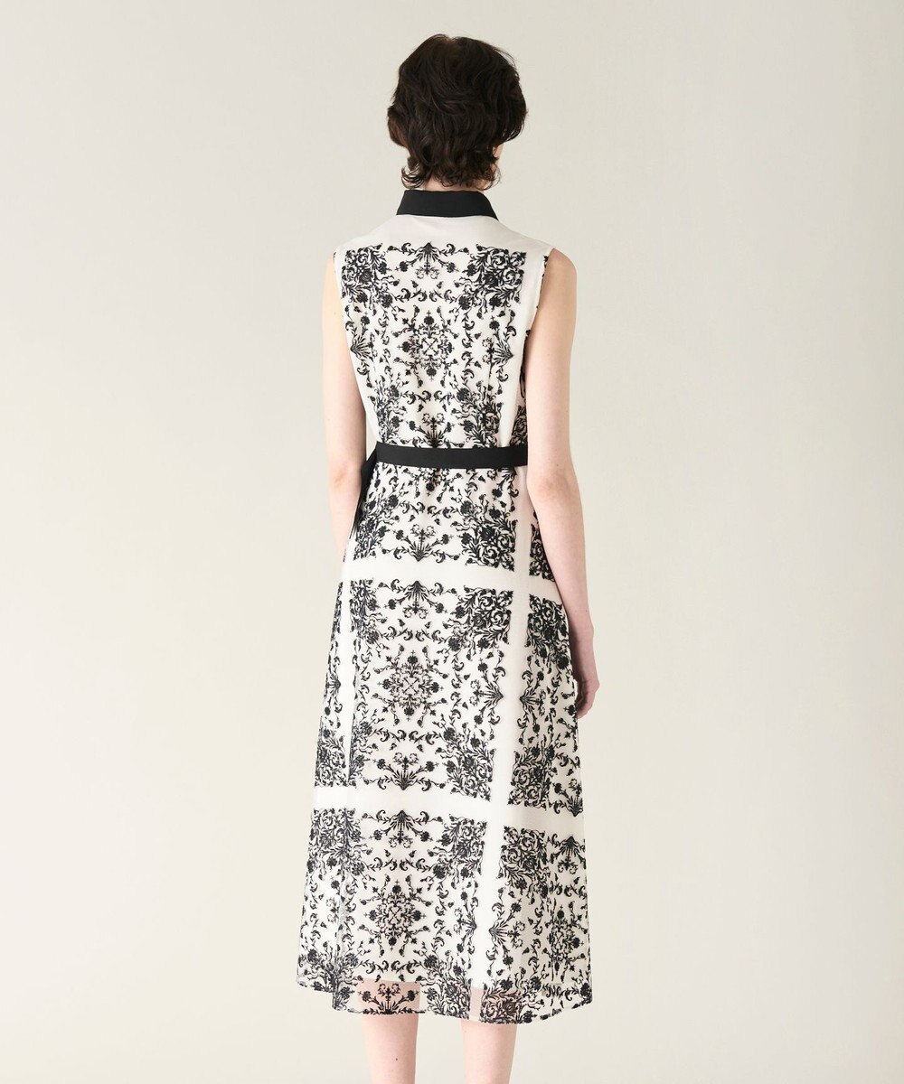 GRACE CONTINENTAL 刺繍フレアドレス 