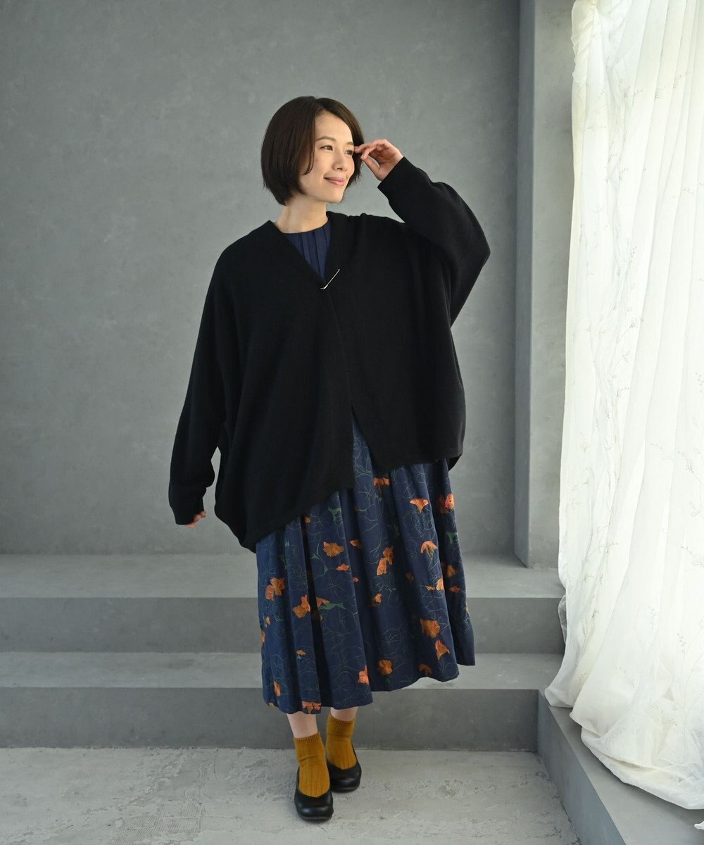 muuc 〈希少な素材〉〈高級15.5マイクロン長極細メリノウール100%〉〈ユニセックス〉ウルグアイウールのジャケットカーディガン 