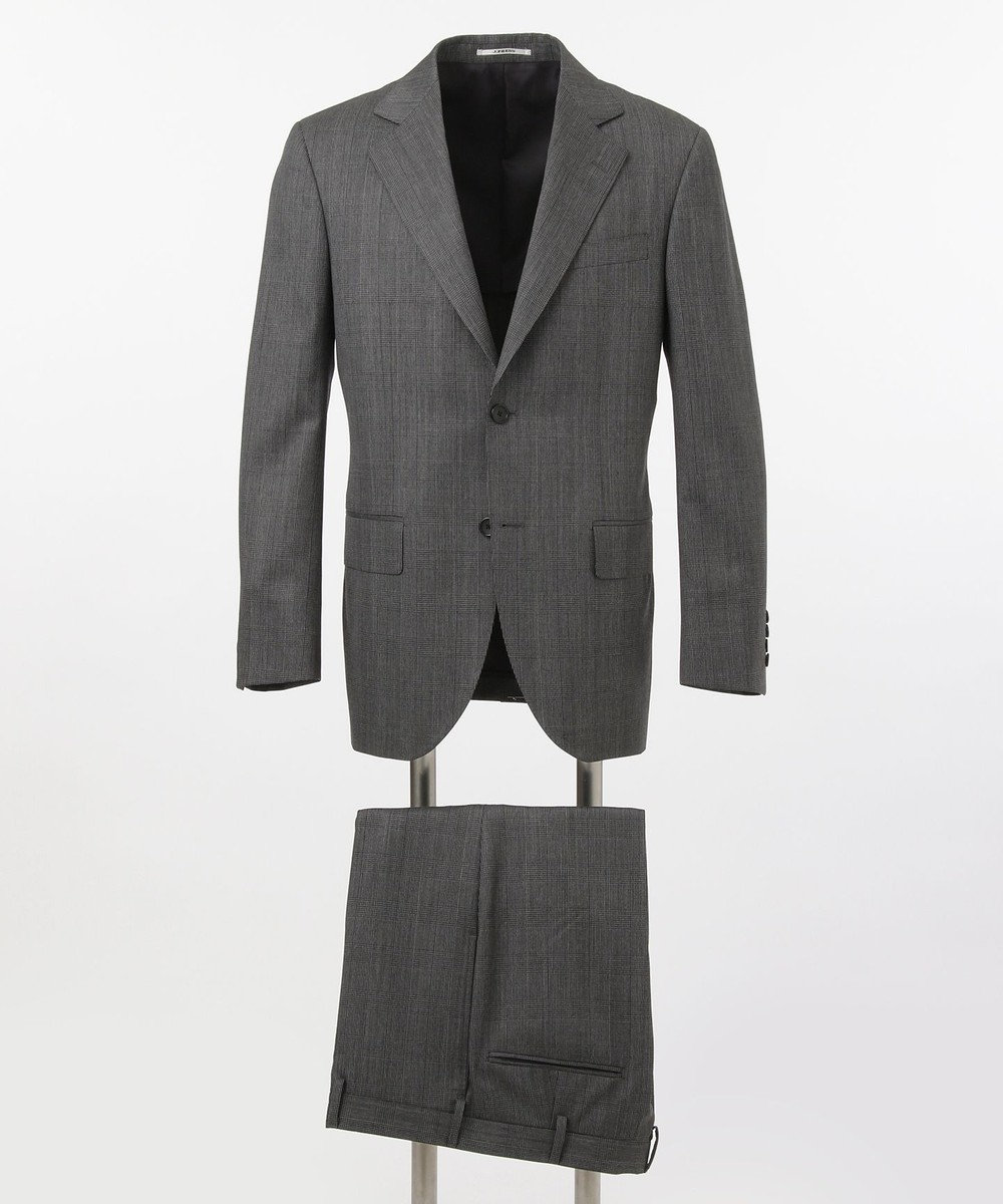 J.PRESS MEN 【Essential Clothing】グレナカートチェック スーツ ライトグレー系3