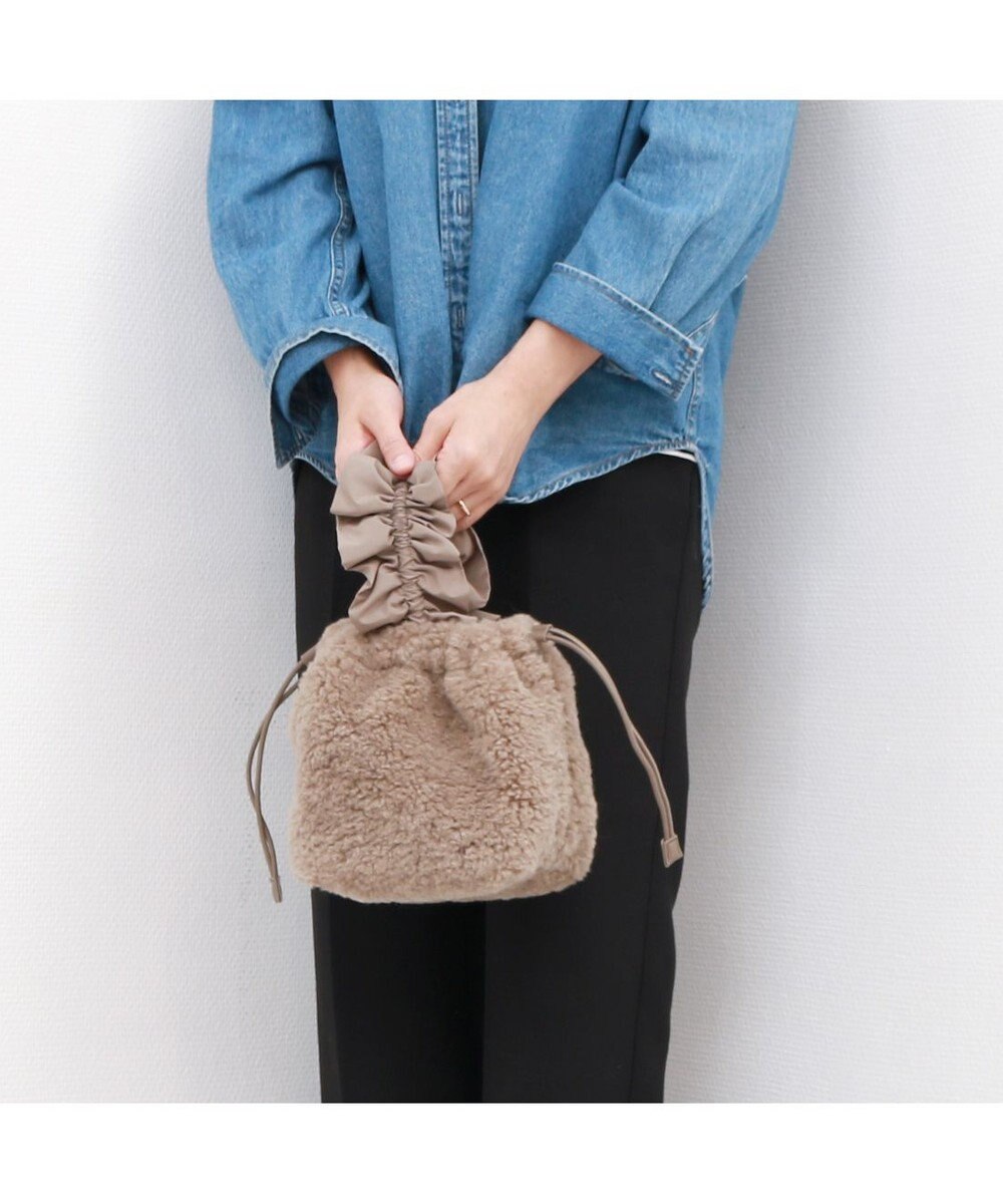 UNBILLION カシュカシュ cachecache / フリルハンドルボアトート 