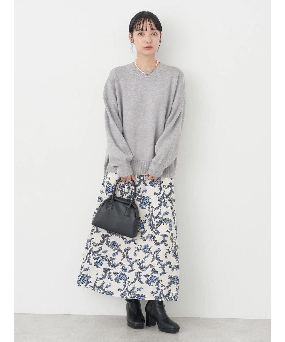 earth music&ecology アンチピリングバックスリットプルオーバー 