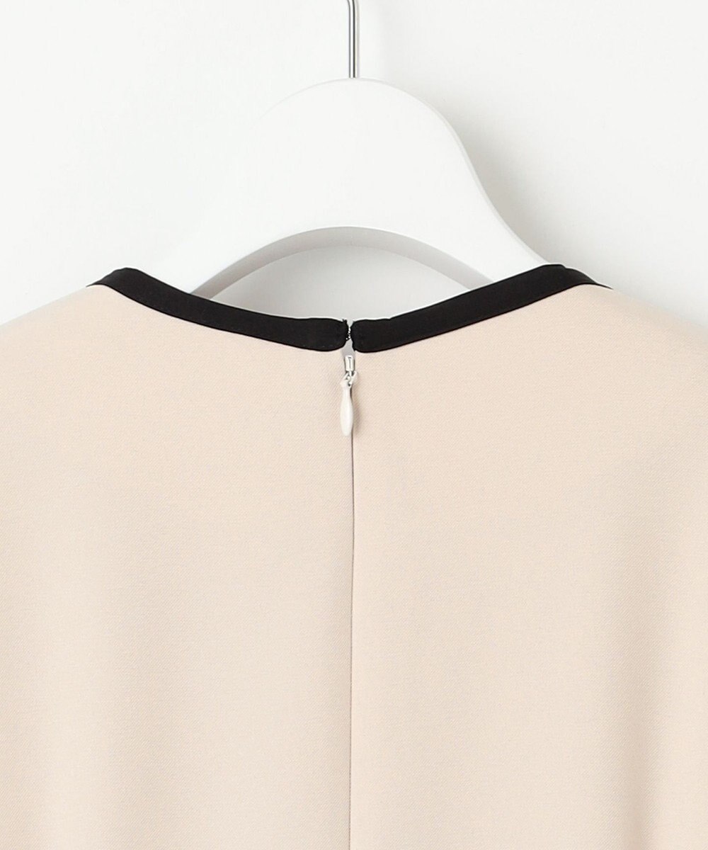 Feroux 【洗える】バイカラートリム ジャンパースカート 