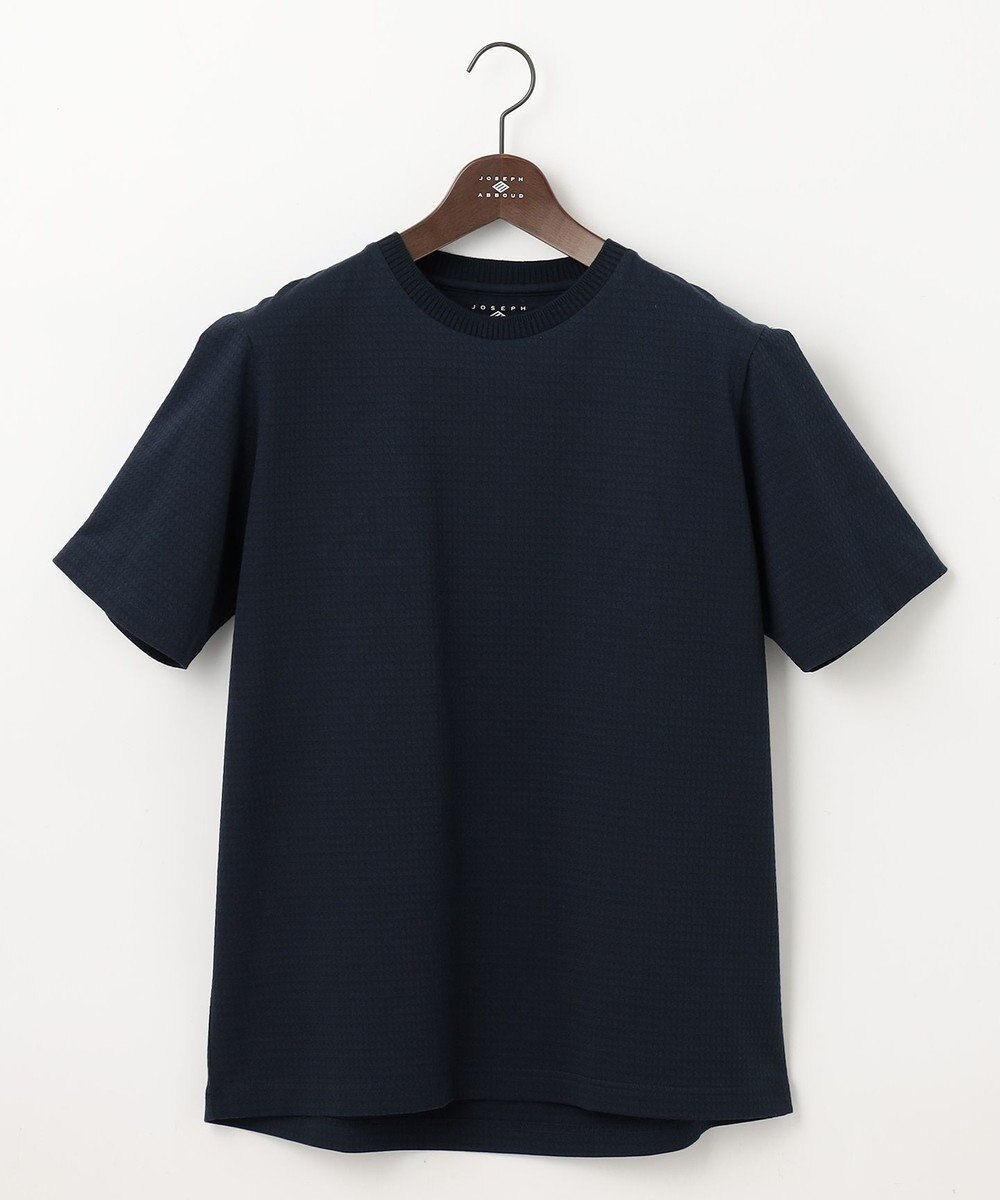 JOSEPH ABBOUD 【吸水速乾/】千鳥サッカー Tシャツ 
