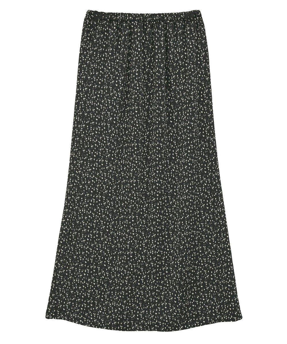 Green Parks すっきり見えシルエットサテンナロースカート 