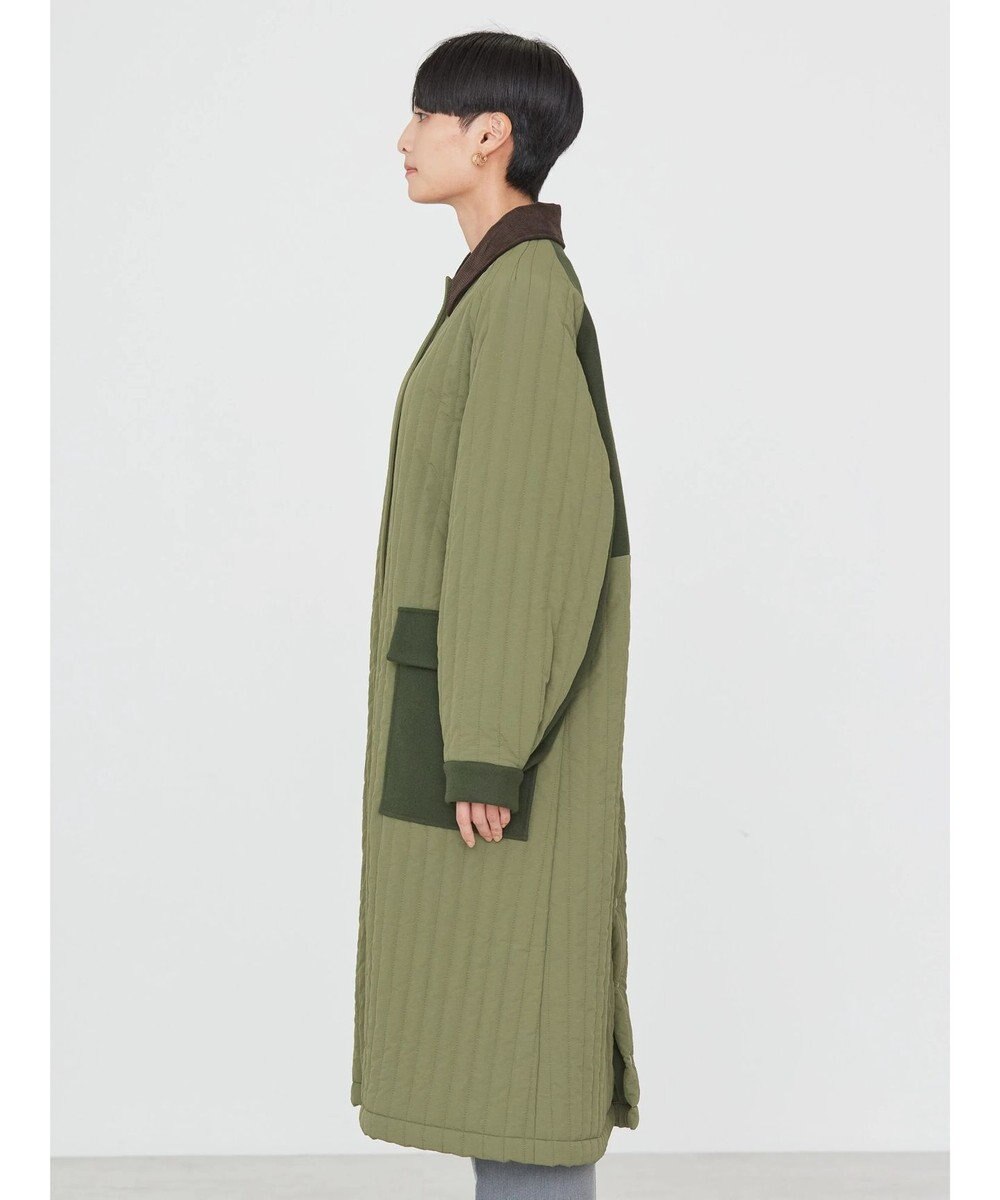 AMERICAN HOLIC キルポカ異素材Ｍｉｘロングコート 