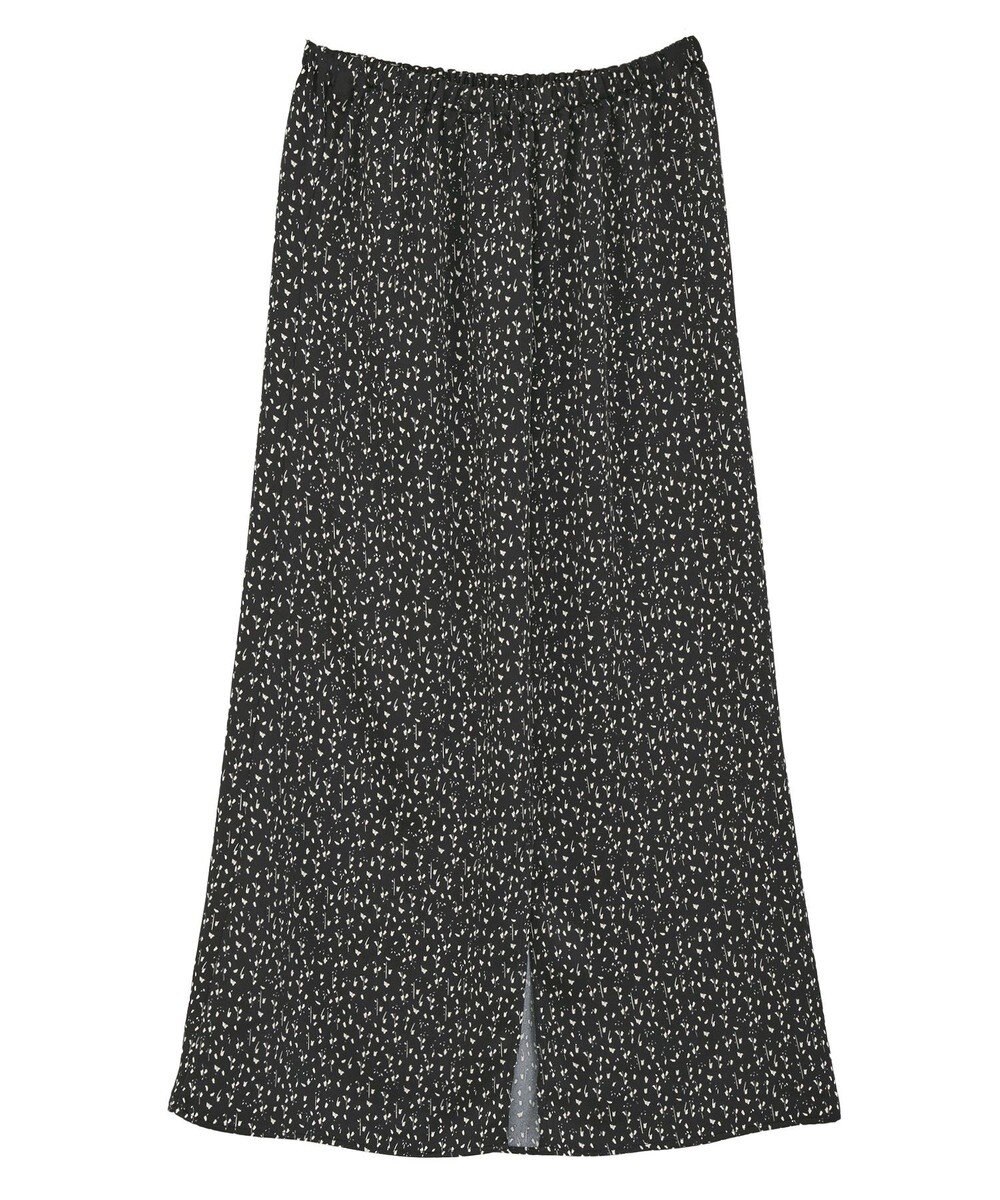 Green Parks すっきり見えシルエットサテンナロースカート 