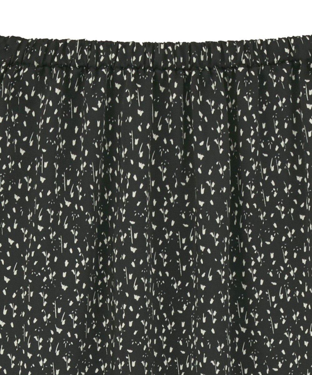 Green Parks すっきり見えシルエットサテンナロースカート 