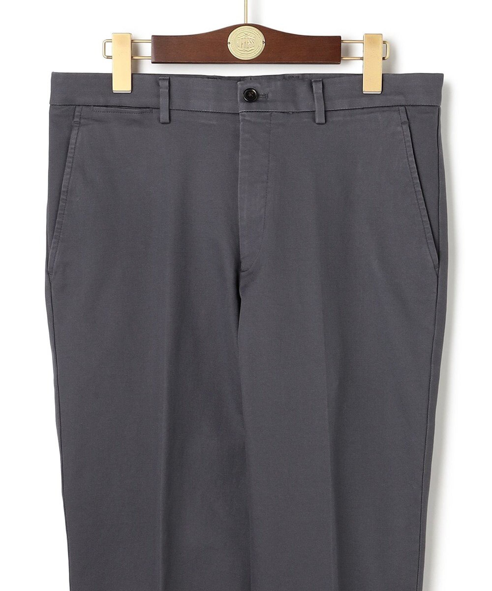 J.PRESS MEN 【ストレッチ】トリコチン ステムテーパード パンツ 