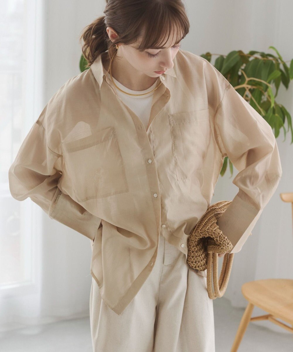 WEGO 【ANGIE VINTAGE】シアーシャツ 