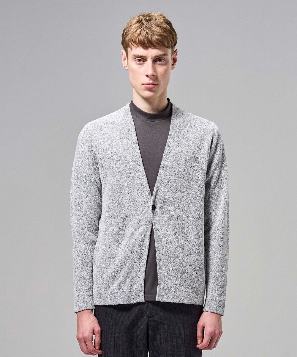 JOSEPH HOMME 【新素材】ドライペーパーブークレー   カーディガン 