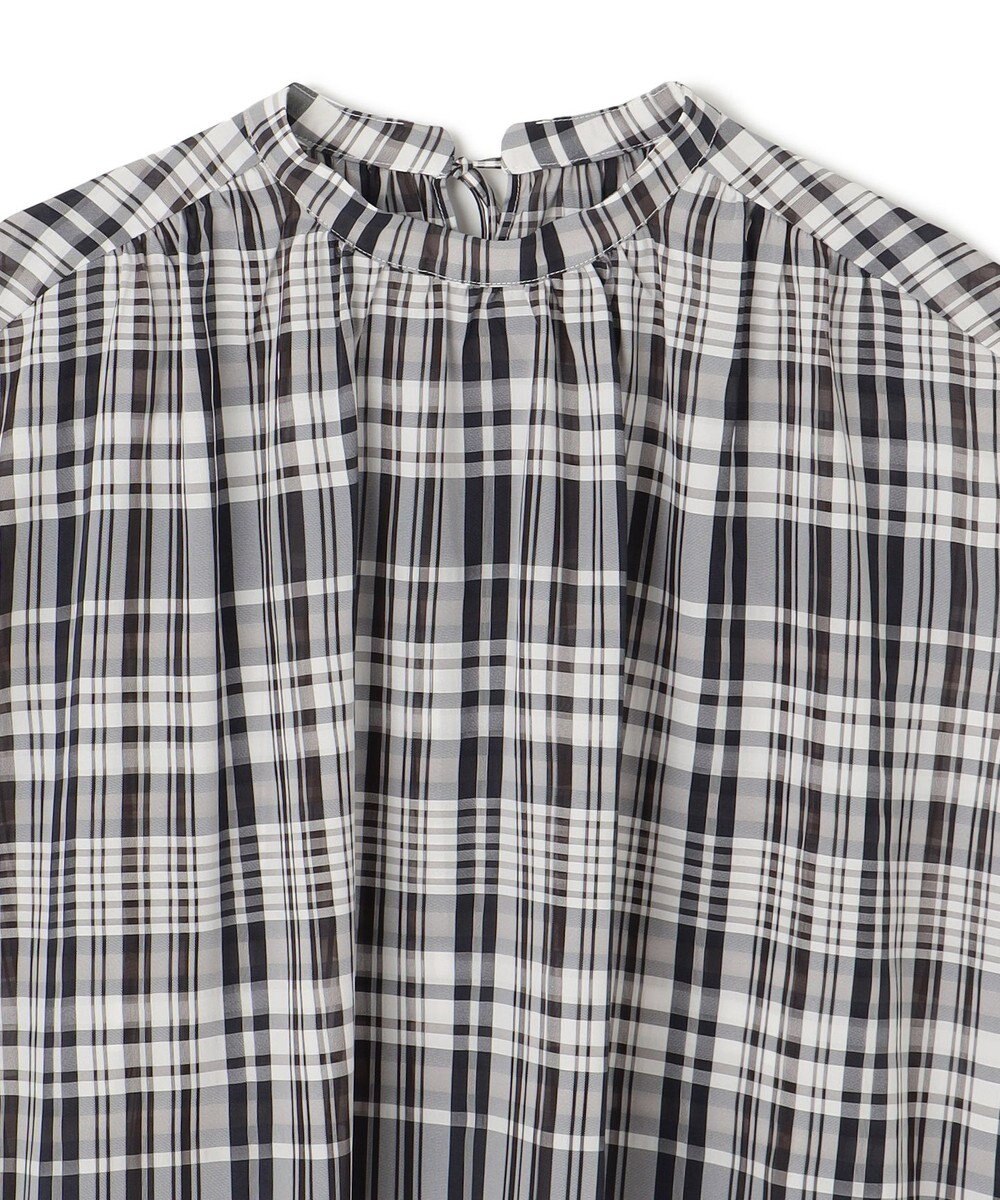 UNFILO シアー2WAYブラウス 