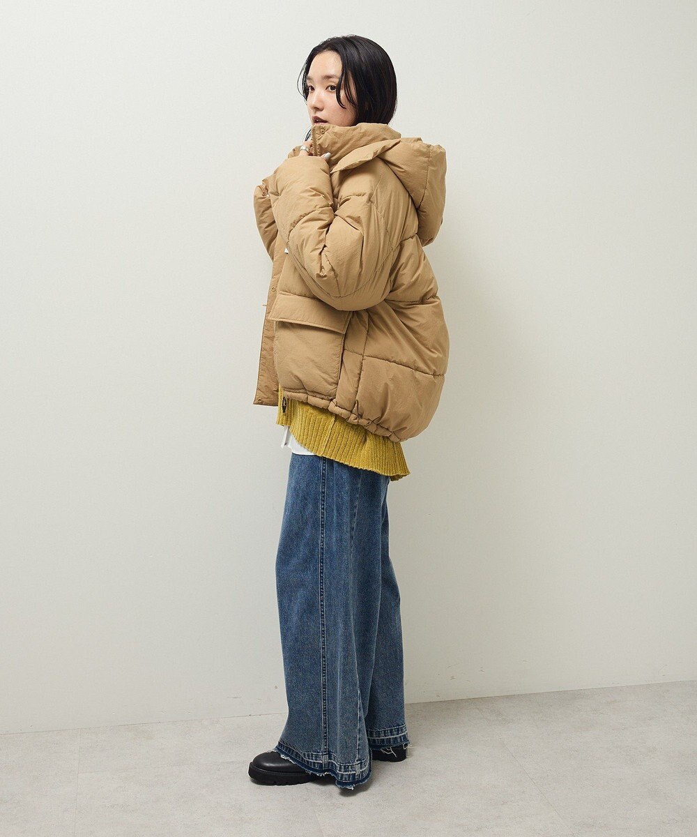 Green Parks ライトファイバーフーディブルゾン 