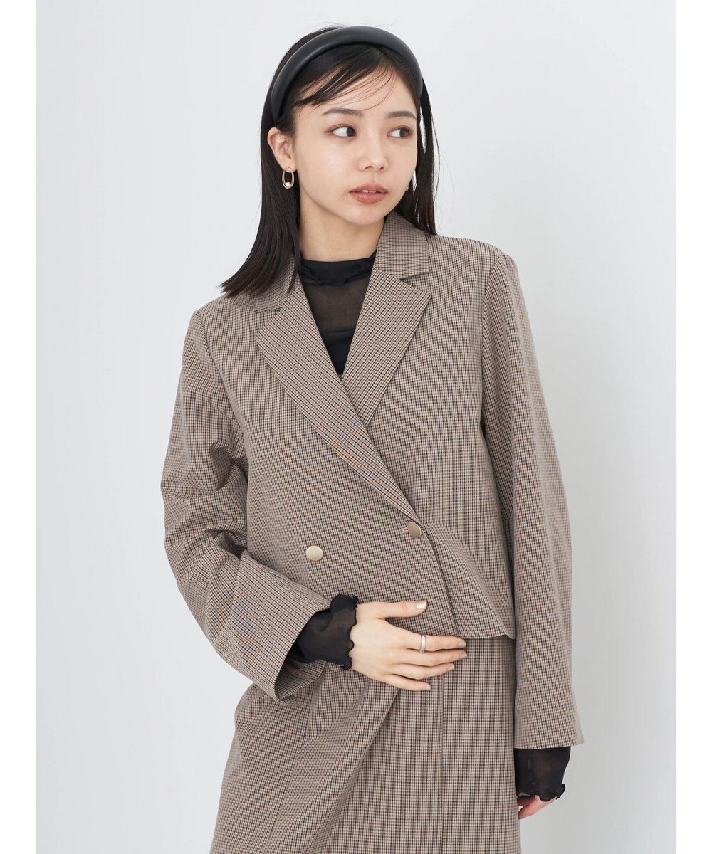 earth music&ecology ショートテーラードジャケット 