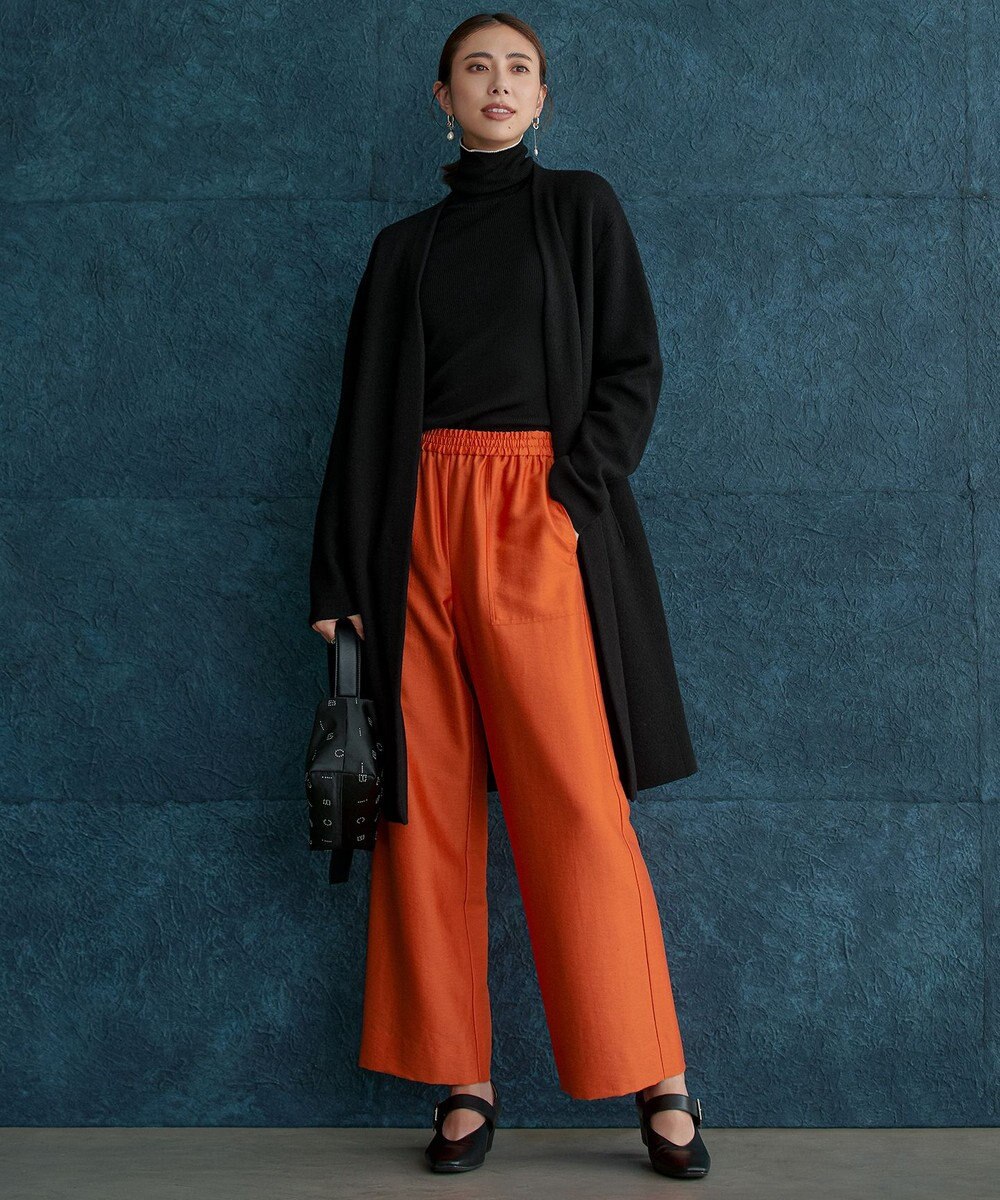 ICB L ミルドウール ロングカーディガン 