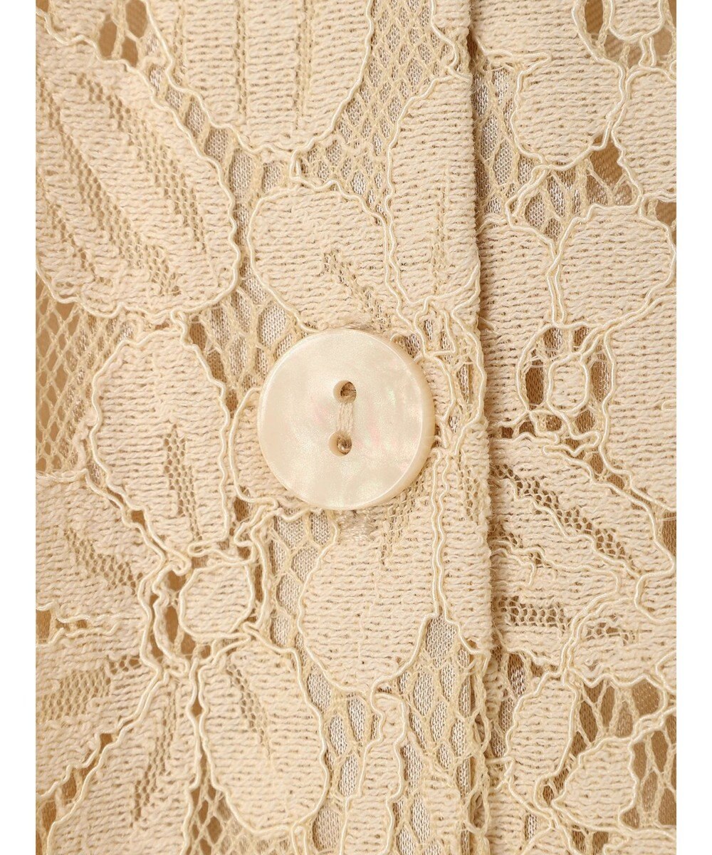 earth music&ecology フラワーレースブラウス 