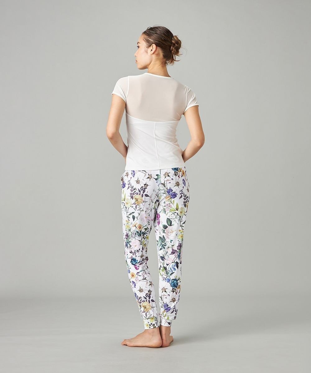 Chacott Chacott BALANCE ローズガーデンプリントパンツ 