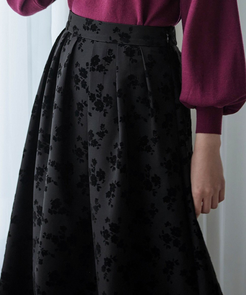 Tiaclasse 【洗える】フロッキースカート 