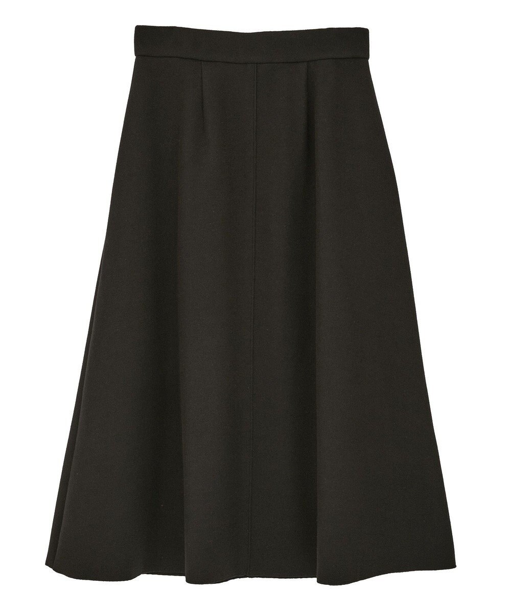 YECCA VECCA メルトンジャージーAラインスカート 