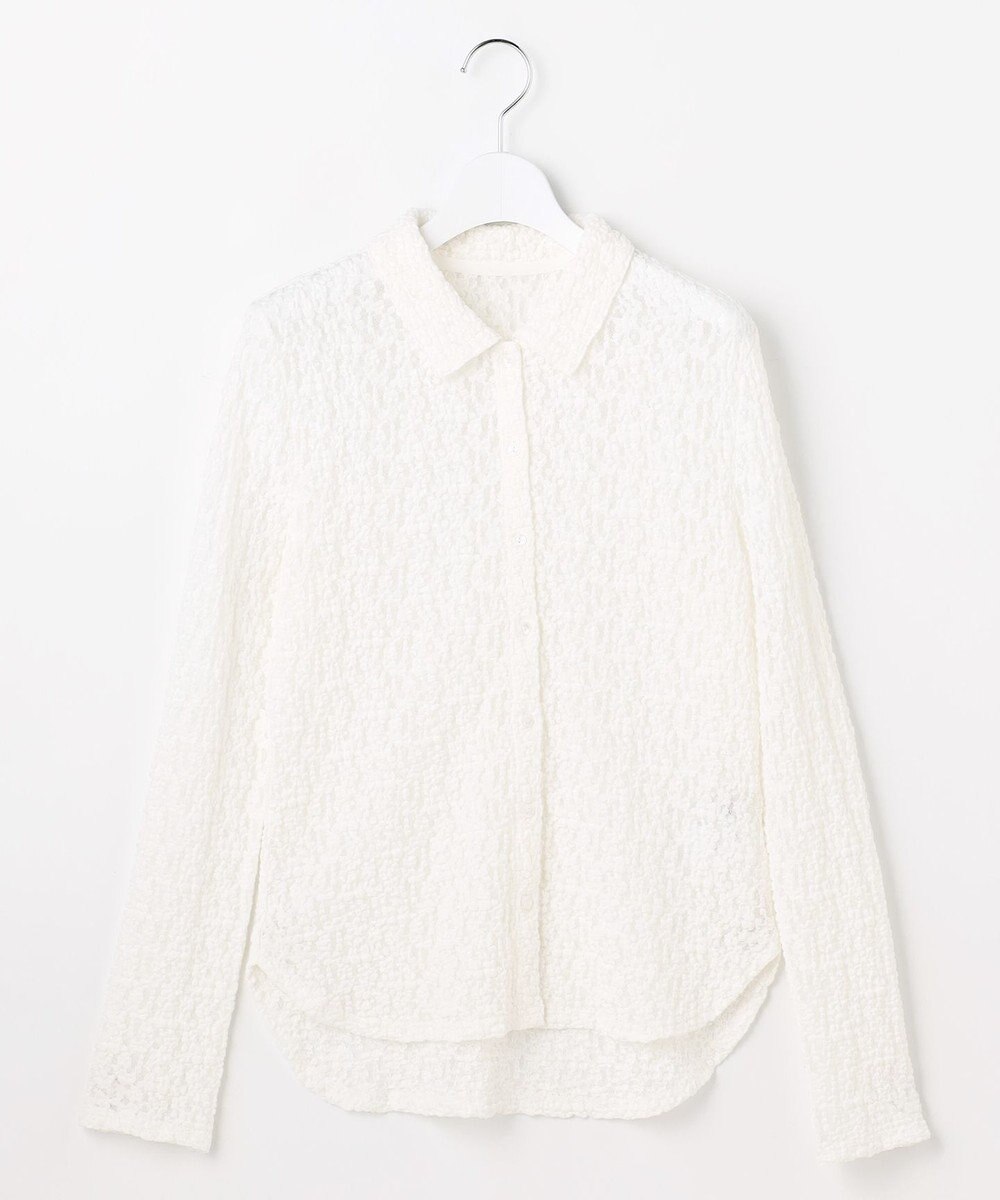 ANY SIS L レース シャツ 