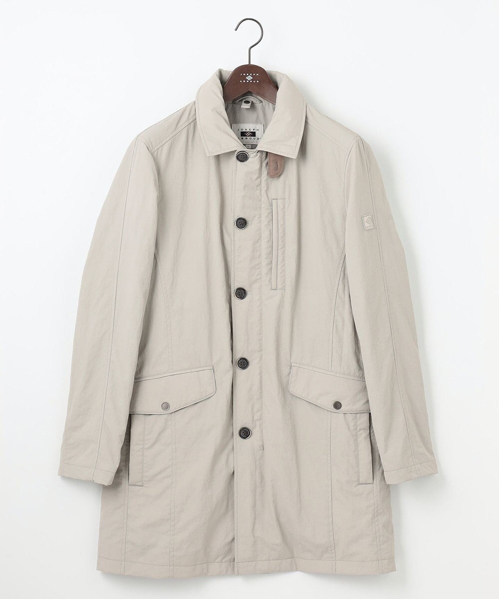 JOSEPH ABBOUD 【3WAY/撥水/INフード/ダウンライナー付】3ハイカウントツイル×パウダータフタ ダウン コート 