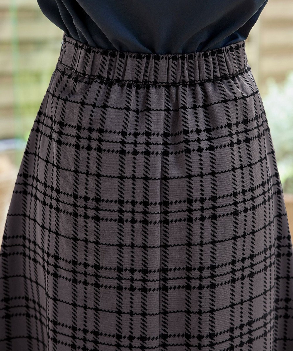 Tiaclasse 【洗える】フロッキースカート 