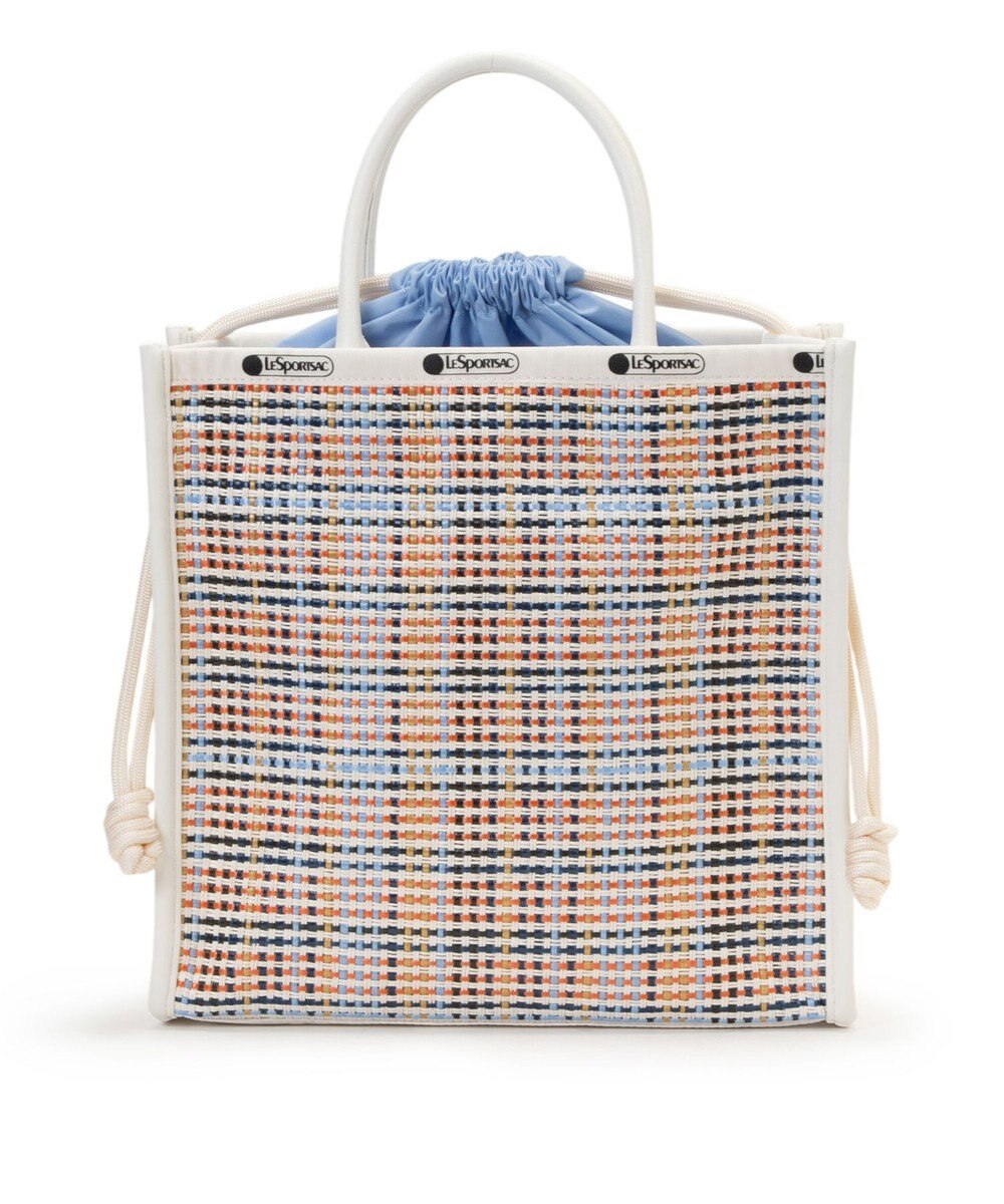 LeSportsac WOVEN MED DRAWST TOTE/マルチメッシュサンド 