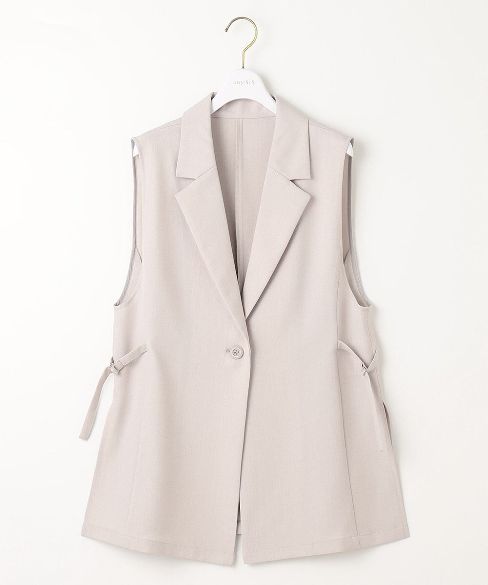 ANY SIS 【洗える】テーラード ジレ 