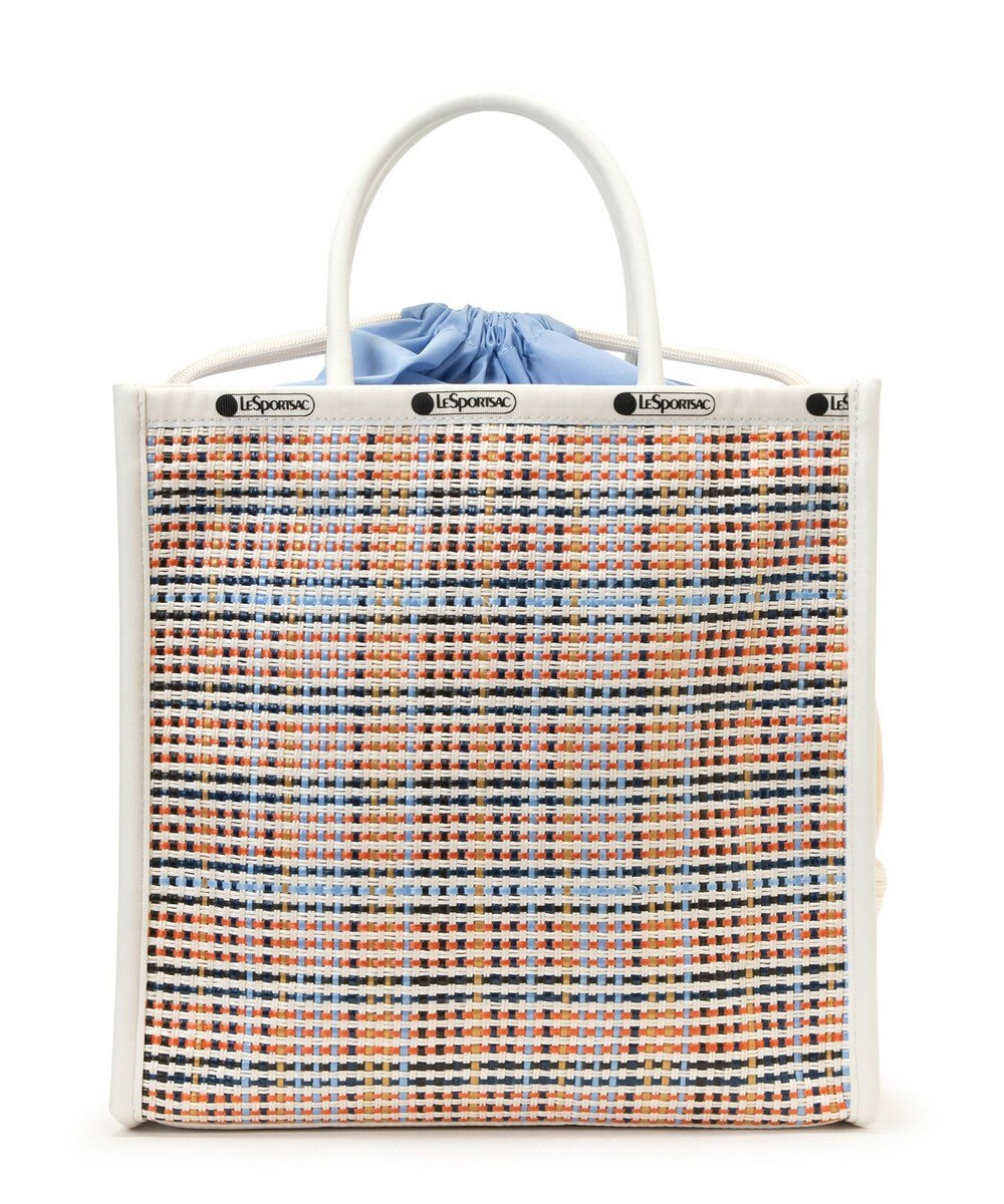 LeSportsac WOVEN MED DRAWST TOTE/マルチメッシュサンド 