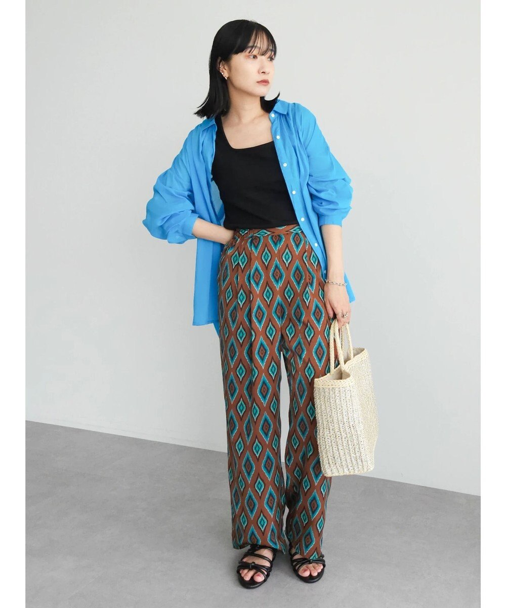 Green Parks インド綿　柔らかボイルシャツ 