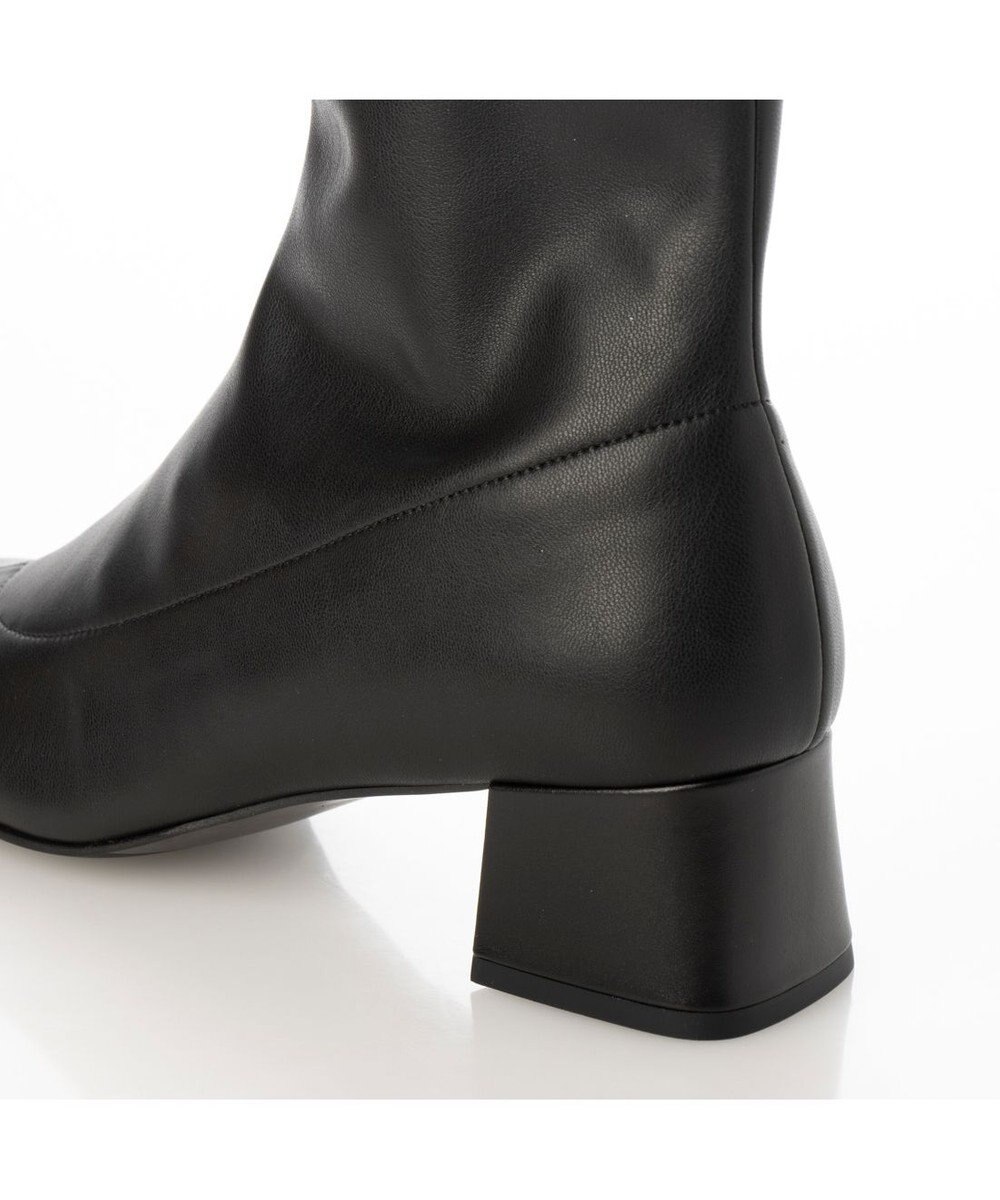 MODE ET JACOMO <MODE ET JACOMO>スクエアトゥストレッチショートブーツ 