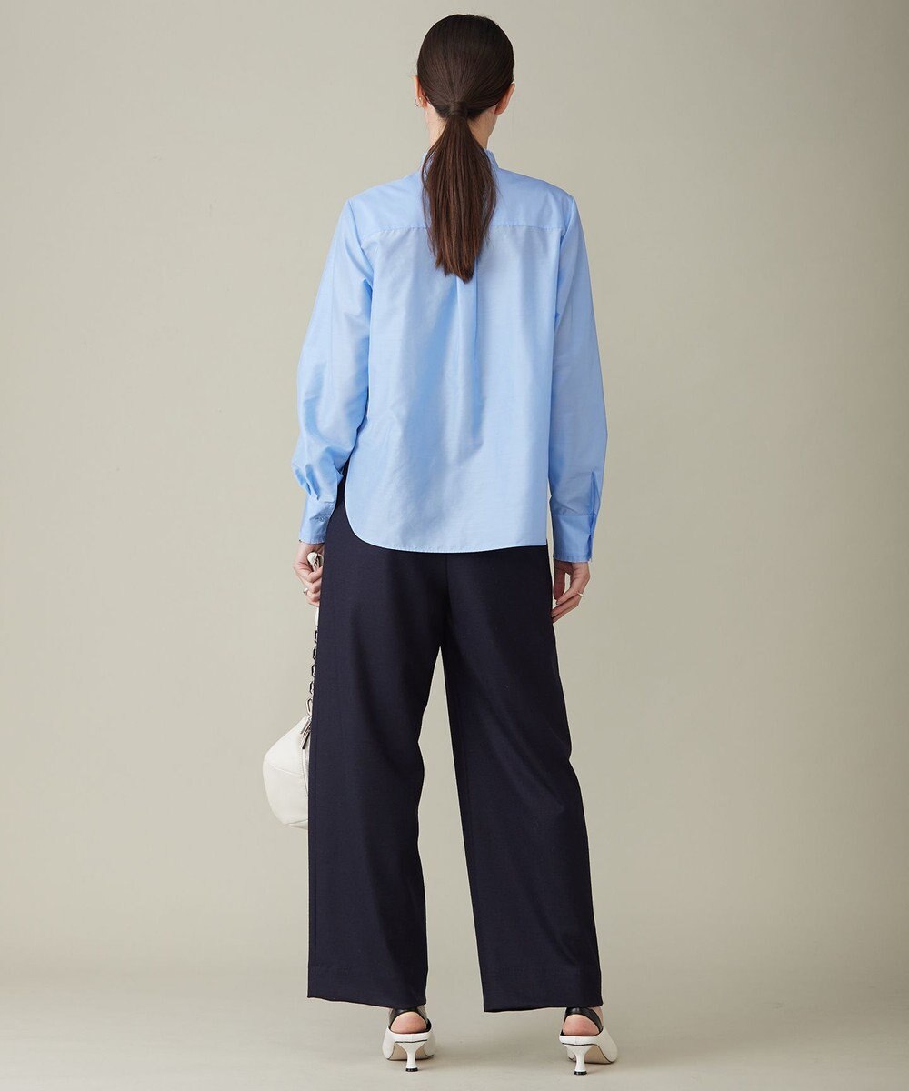 ICB 【洗える】 セシェシルキーローン シャツブラウス 