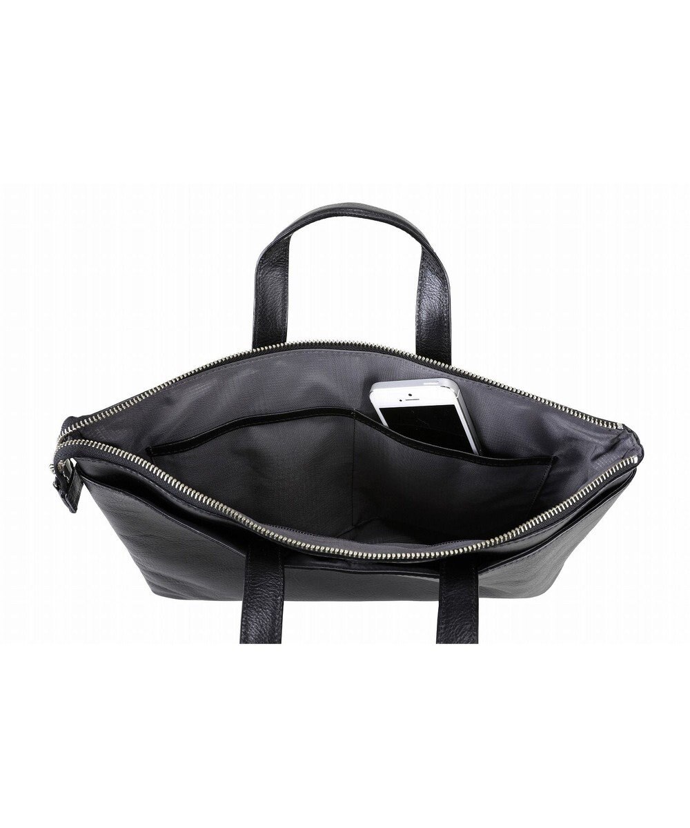 ACE BAGS & LUGGAGE ultima TOKYO ウルティマ トーキョー ライル 2WAYバッグ クラッチ 手提げの2WAYで使えるマチなしタイプ A4サイズ ブリーフケース オールレザー 身の回り品収納に 77825 