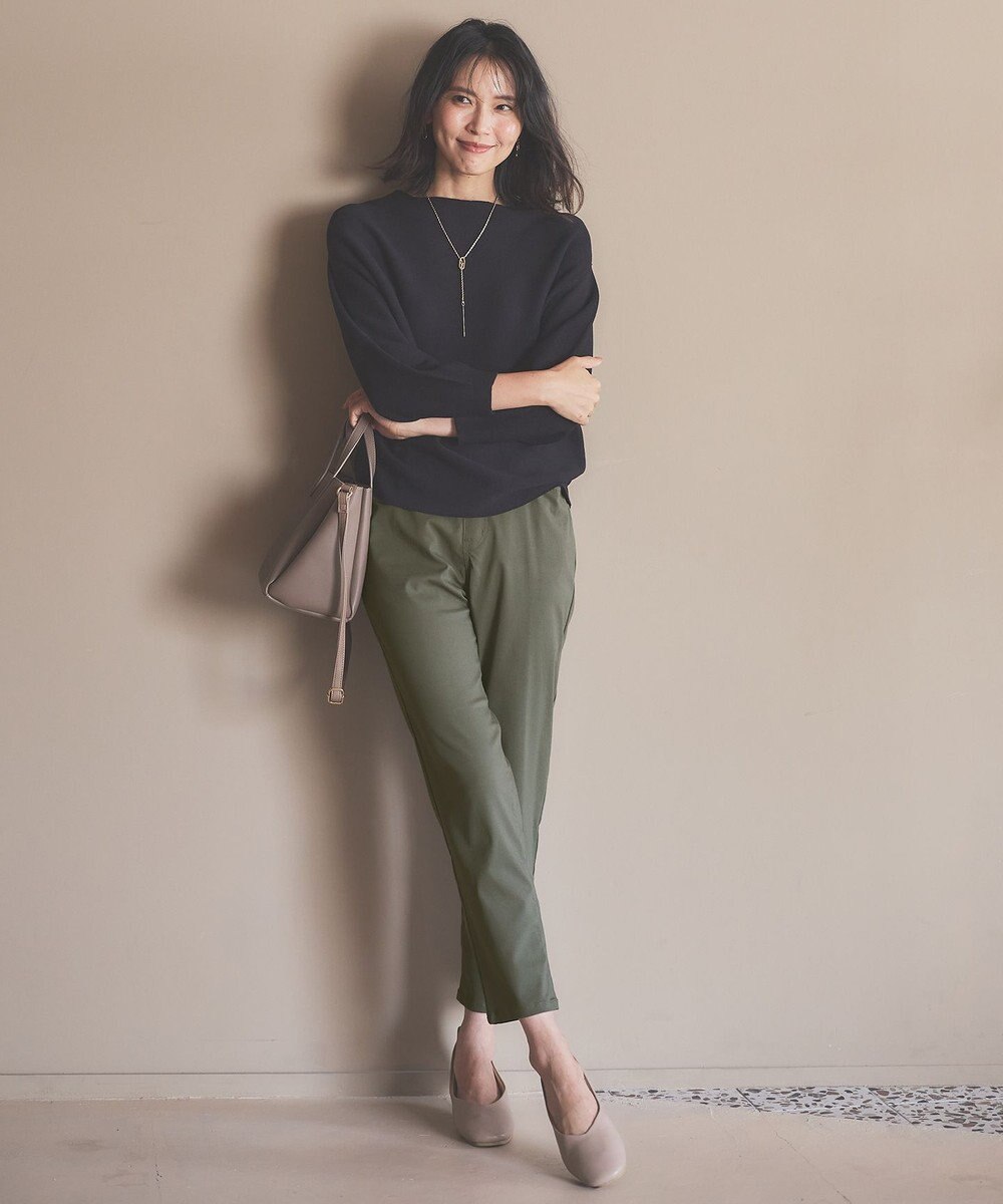 ANY L 【UVカット/ウエストゴム/ストレッチ】大人の７daysデイリーパンツ 